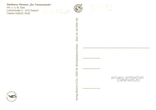 Ebstorf Gasthaus Pension Tannenworth – Bild 2