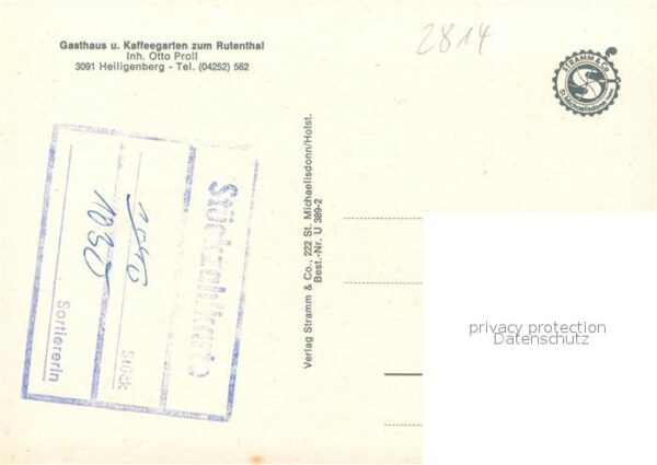 Heiligenberg Homfeld Gasthaus Kaffeegarten zum Rutenthal – Bild 2