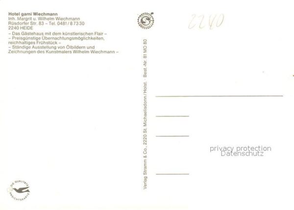 Heide Holstein Hotel Garni Wiechmann – Bild 2