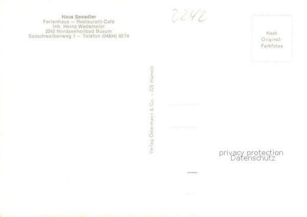 Buesum Nordseebad Haus Seeadler – Bild 2