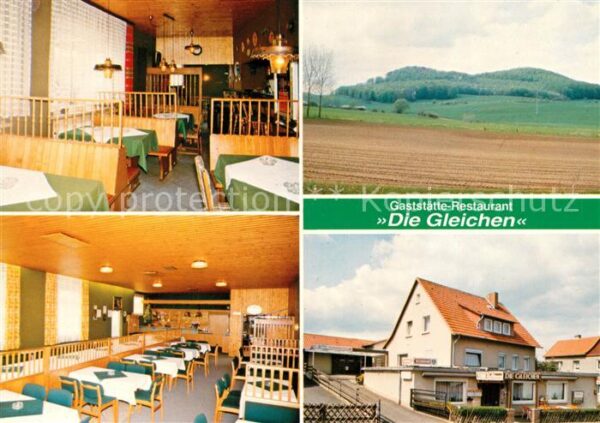 Gelliehausen Gaststätte Restaurant Die Gleichen