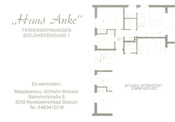 Buesum Nordseebad Haus Anke – Bild 2