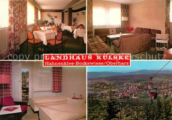 Hahnenklee-Bockswiese Harz Landhaus Külske Bergbahn
