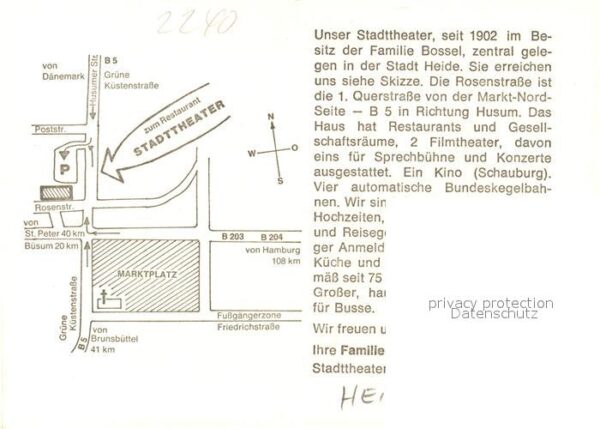 Heide Holstein Restaurant Stadttheater Kegelbahn – Bild 2