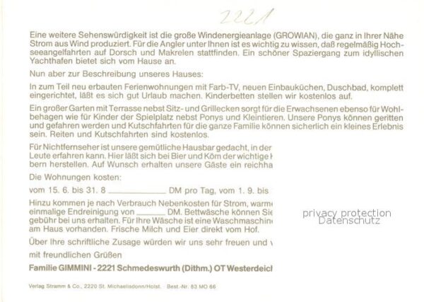 Schmedeswurth Haus Bärbel – Bild 2