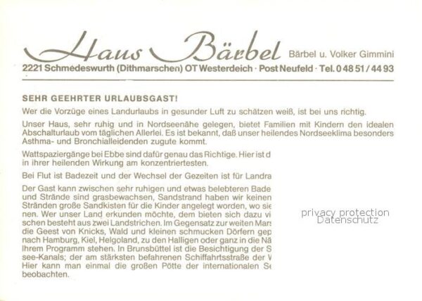 Schmedeswurth Haus Bärbel – Bild 2