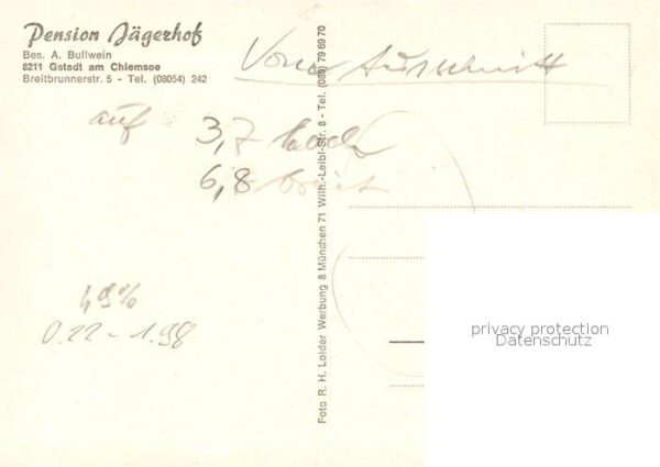 Gstadt Chiemsee Pension Jägerhof – Bild 2