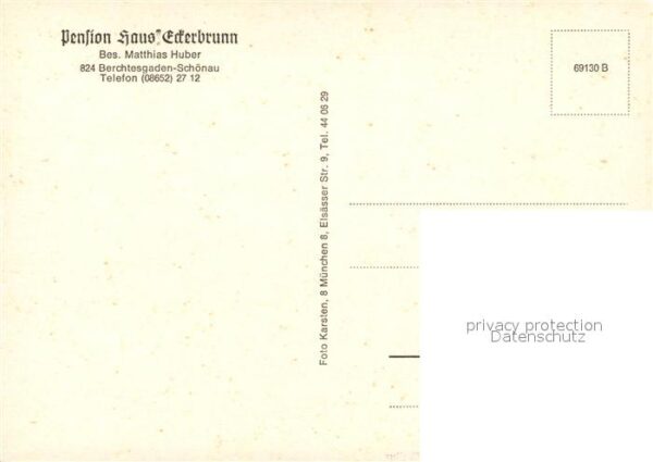 Schoenau Berchtesgaden Pension Haus Eckerbrunn – Bild 2