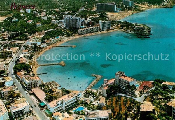 Paguera Mallorca Islas Baleares Fliegeraufnahme