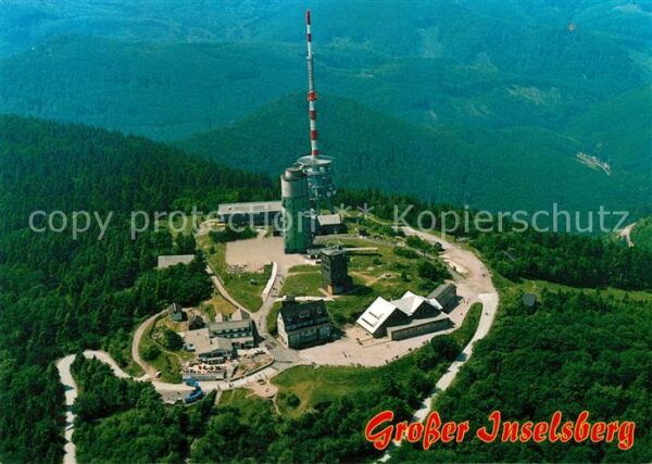 Inselsberg Schmalkalden Fliegeraufnahme