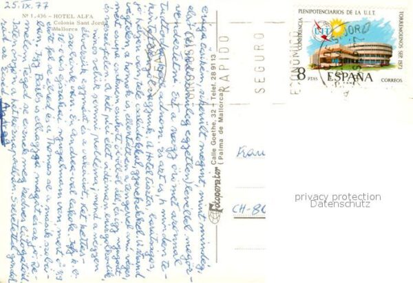 Colonia de San Jordi Fliegeraufnahme Hotel Alfa – Bild 2