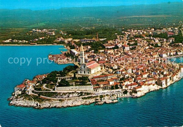 Rovinj Istrien Fliegeraufnahme