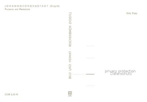 Johanngeorgenstadt Postamt Postsäule – Bild 2