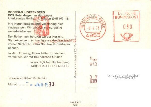 Petershagen Weser Moorbad Hopfenberg – Bild 2