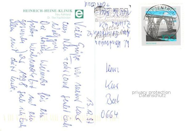 Neu Fahrland Fliegeraufnahme Heinrich Heine Klinik – Bild 2