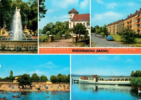 Rheinsberg Springbrunnen Diabetikersanatorium Frei