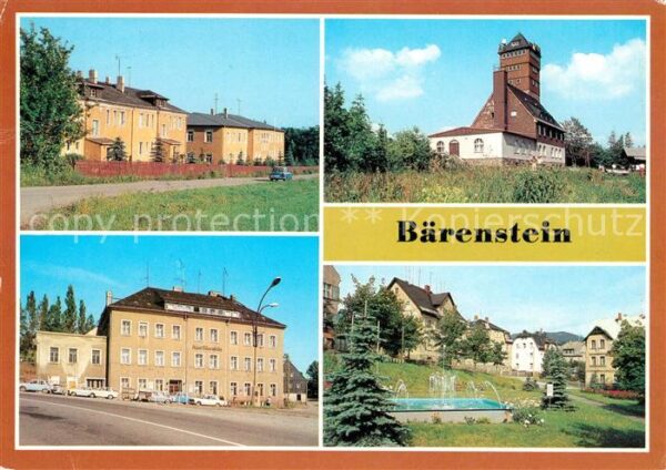 Baerenstein Annaberg-Buchholz HO Gaststätte Berghotel Bärenstein Park