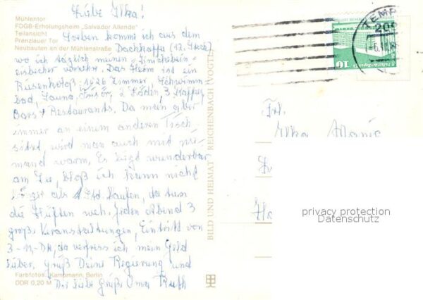 Templin Mühlentor FDGB Erholungsheim Salvador A – Bild 2