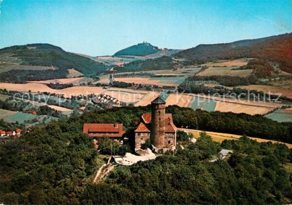 Hanstein Fliegeraufnahme Burgenblick Ludwigstein