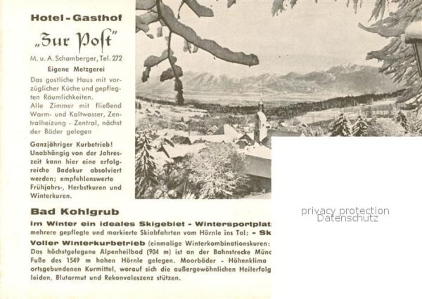 Bad Kohlgrub Hotel Gasthof Zur Post Haus der Kurgäst – Bild 2