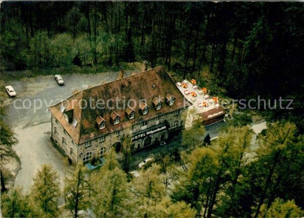 Bad Orb Fliegeraufnahme Waldhotel Wegscheide