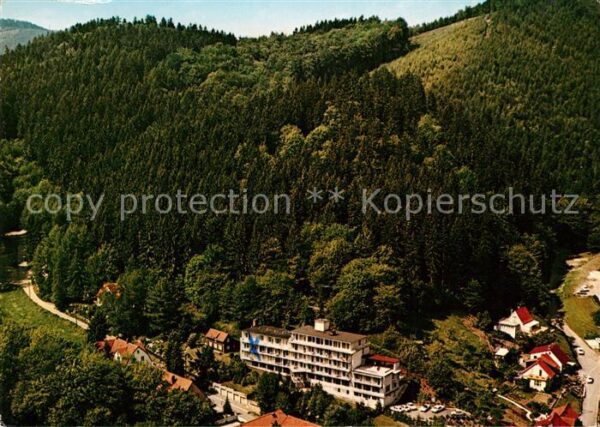 Bad Lauterberg Fliegeraufnahme Kneipp Sanatorium von P