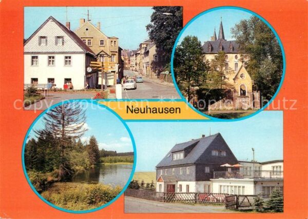Neuhausen Marienberg Bahnhofstraße Schloss Purschenstein Fer