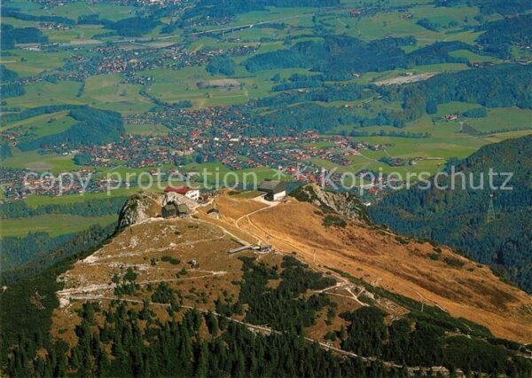 Bergen Chiemgau Fliegeraufnahme Hochfellngipfel