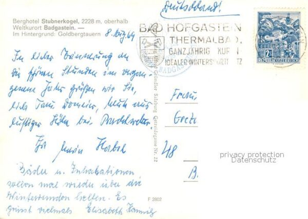 Badgastein Berghotel Stubnerkogel Goldbergtauern – Bild 2