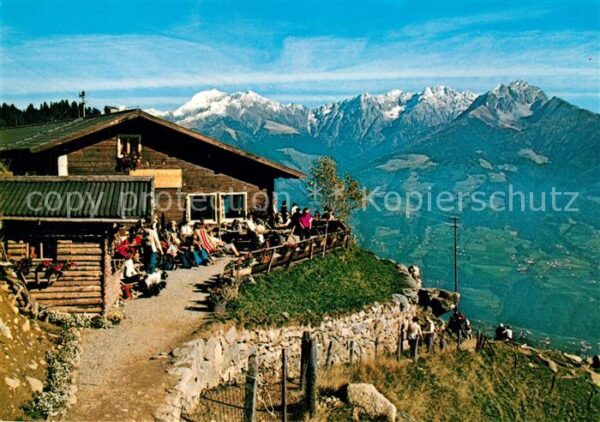 Dorf Tirol Naturpark Texelgruppe Gasthof Steinegg