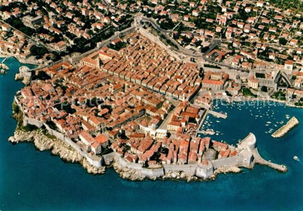 Dubrovnik Ragusa Fliegeraufnahme