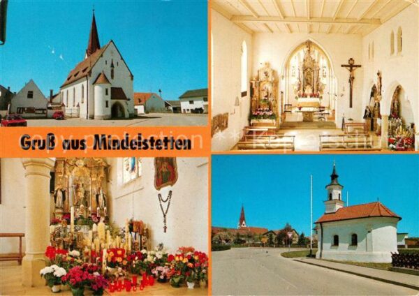 Mindelstetten Kirche Grabstätte der Dulderin Anna Sch