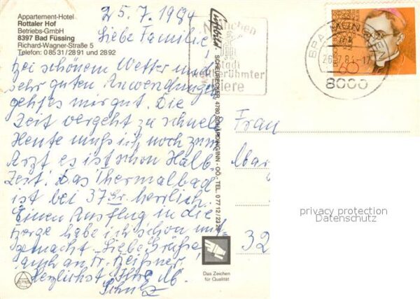 Bad Fuessing Hotel Rottaler Hof – Bild 2