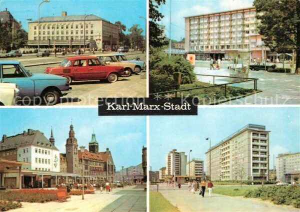 Karl-Marx-Stadt Interhotel Chemnitzer Hof Moskau Rosenh
