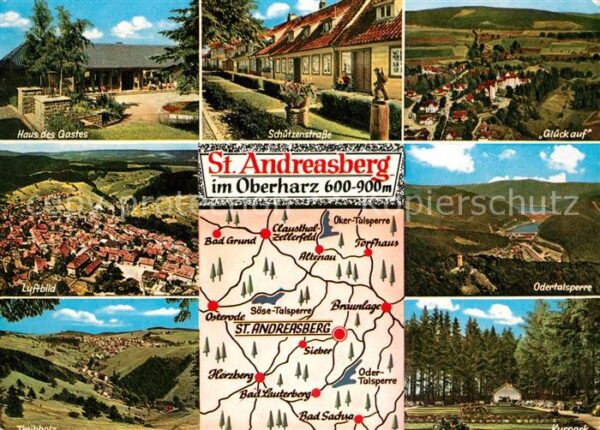 St Andreasberg Harz Odertalsperre Glück auf Fliegeraufnahme