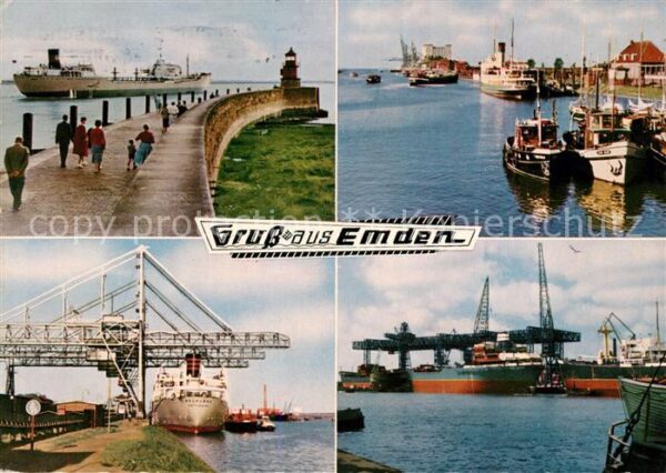 Emden Ostfriesland Hafen Fähre