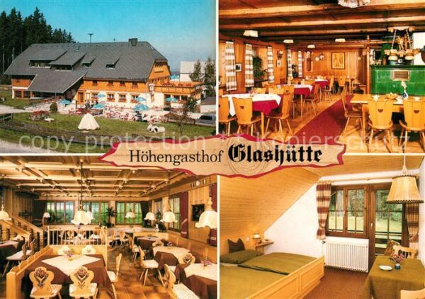 Bonndorf Schwarzwald Höhengasthof Glashütte