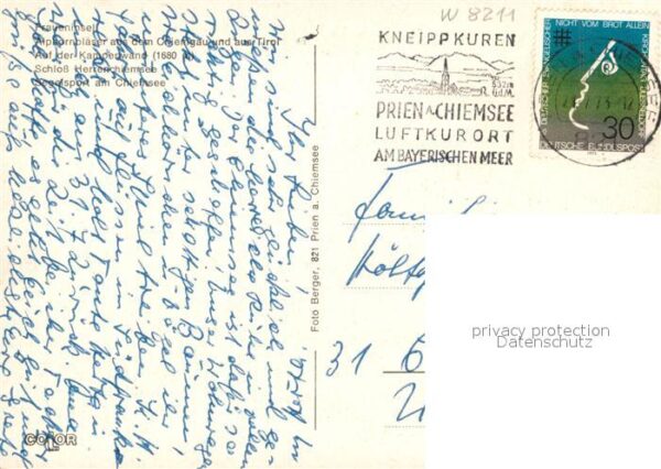 Fraueninsel Chiemsee Kampenwand Schloss Herrenchiemsee Segel – Bild 2