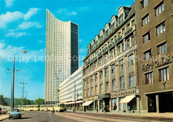 Leipzig Goethestrasse Hochhaus Karl-Marx-Univer