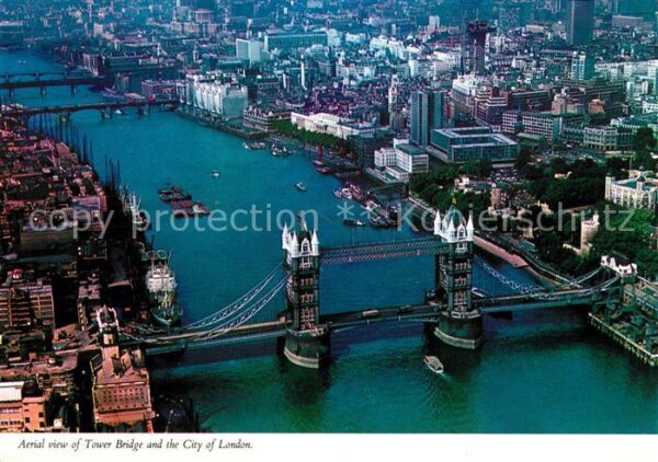 London Fliegeraufnahme Tower Bridge