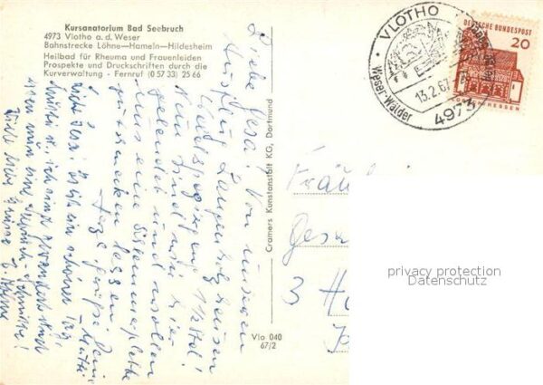 Vlotho Kursanatorium Bad Seebruch – Bild 2