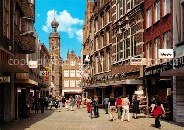 Venlo Vleesstraat achtergrond stadhuis