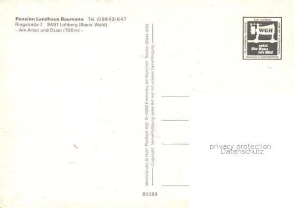 Lohberg Lam Pension Landhaus Baumann – Bild 2
