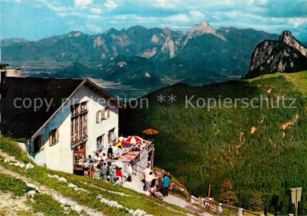 Pfronten Berghaus Allgäu Kenzenhochgebirge Brand