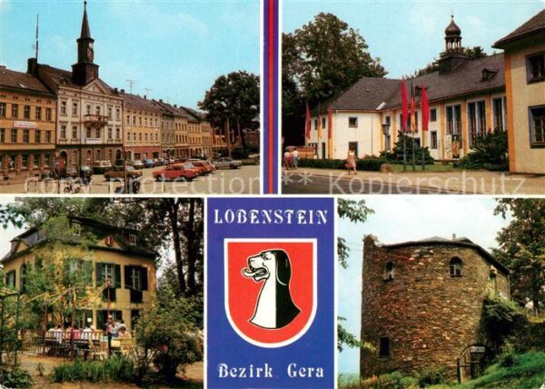 Lobenstein Bad Markt Alter Turm Kreiskulturhaus