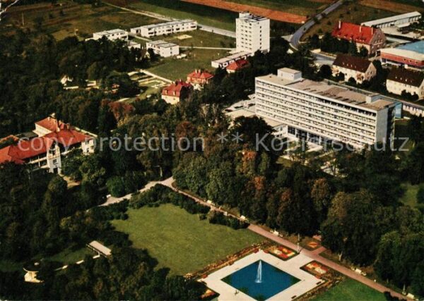 Bad Windsheim Fliegeraufnahme Sanatorium Frankenland
