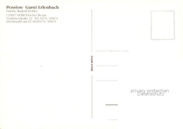 Schenna Meran Pension Garni Erlenbach – Bild 2