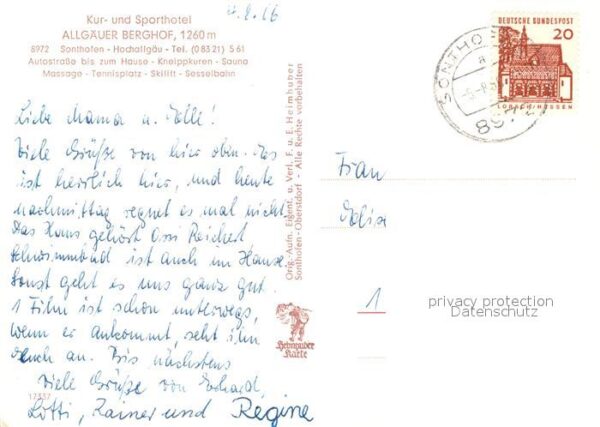 Sonthofen Oberallgaeu Allgäuer Berghof – Bild 2