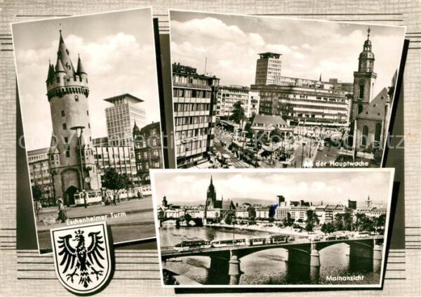 Frankfurt Main Eschenheimer Turm Hauptwache Mainansich