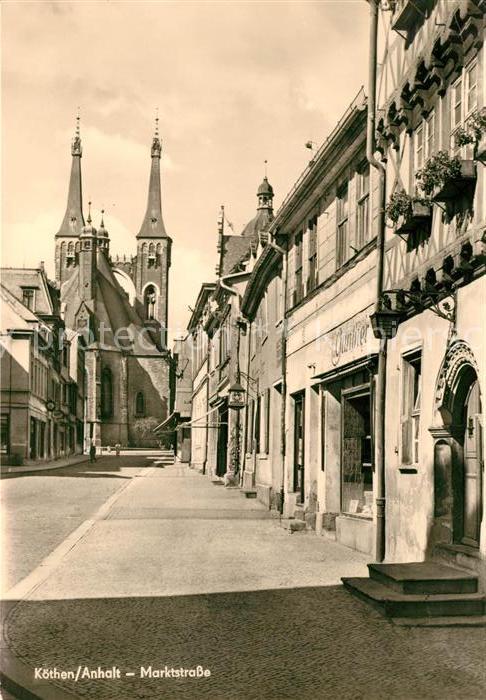Koethen Anhalt Marktstraße